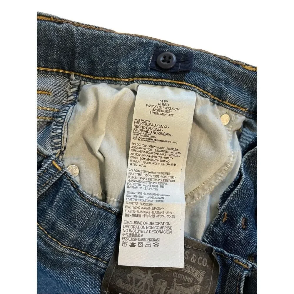 Levi’s 511 slim cut jeans - 29x31